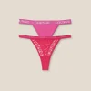 Balcony/Triangle G-streng (2-pakke - Pink
