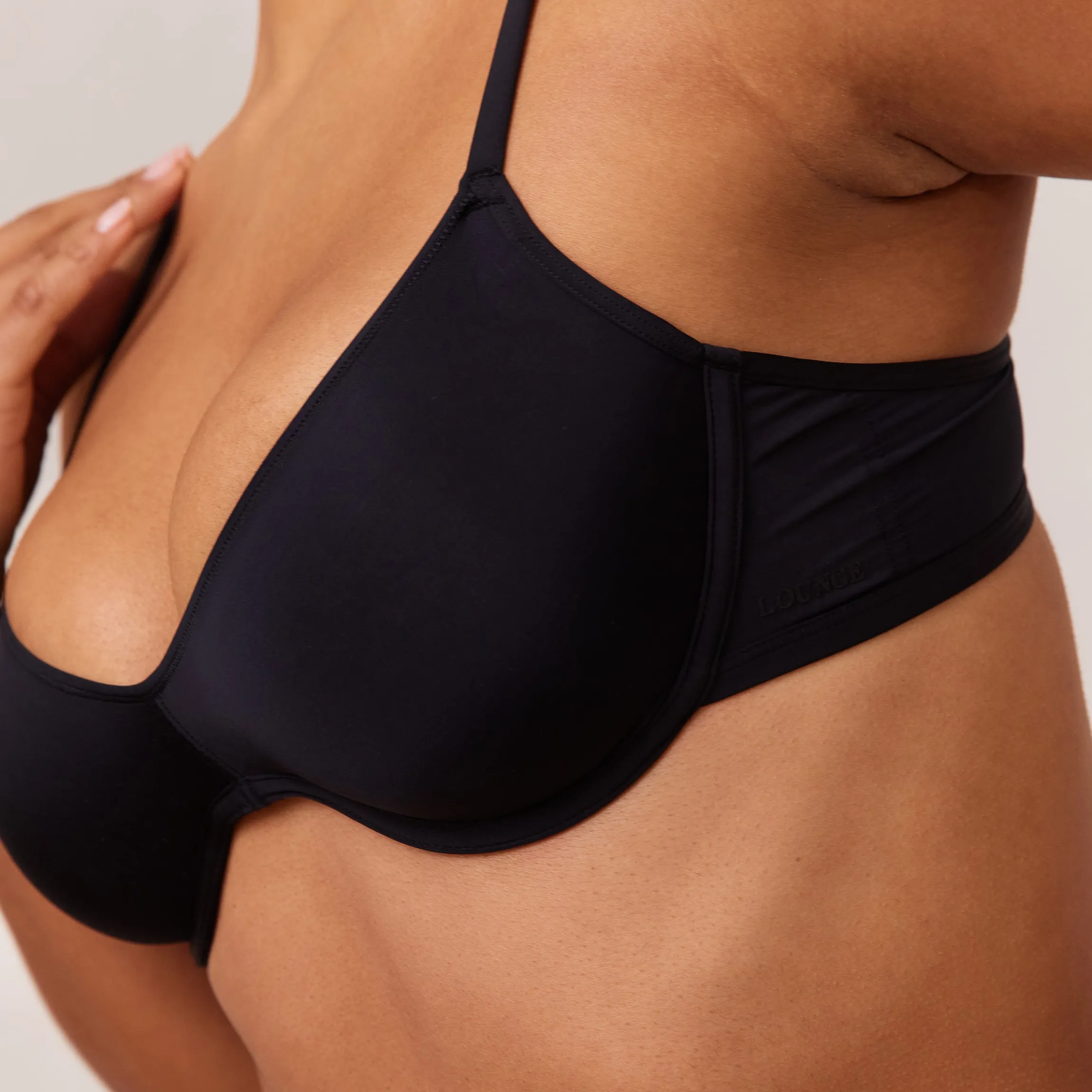 Barely There Plunge BH - Sort