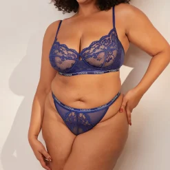 Blossom Balcony BH - Navy