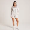 Bow Pyjamashorts i Satin - Perle