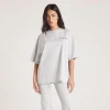 Boxy T-Shirt - Grå Marl