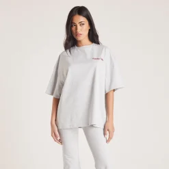 Boxy T-Shirt - Grå Marl
