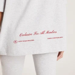 Boxy T-Shirt - Grå Marl