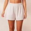 Classic Fleece Oversized Pyjamashorts - Creme