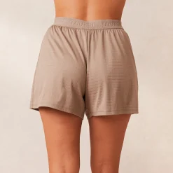 Classic Fleece Oversized Pyjamashorts - Fawn