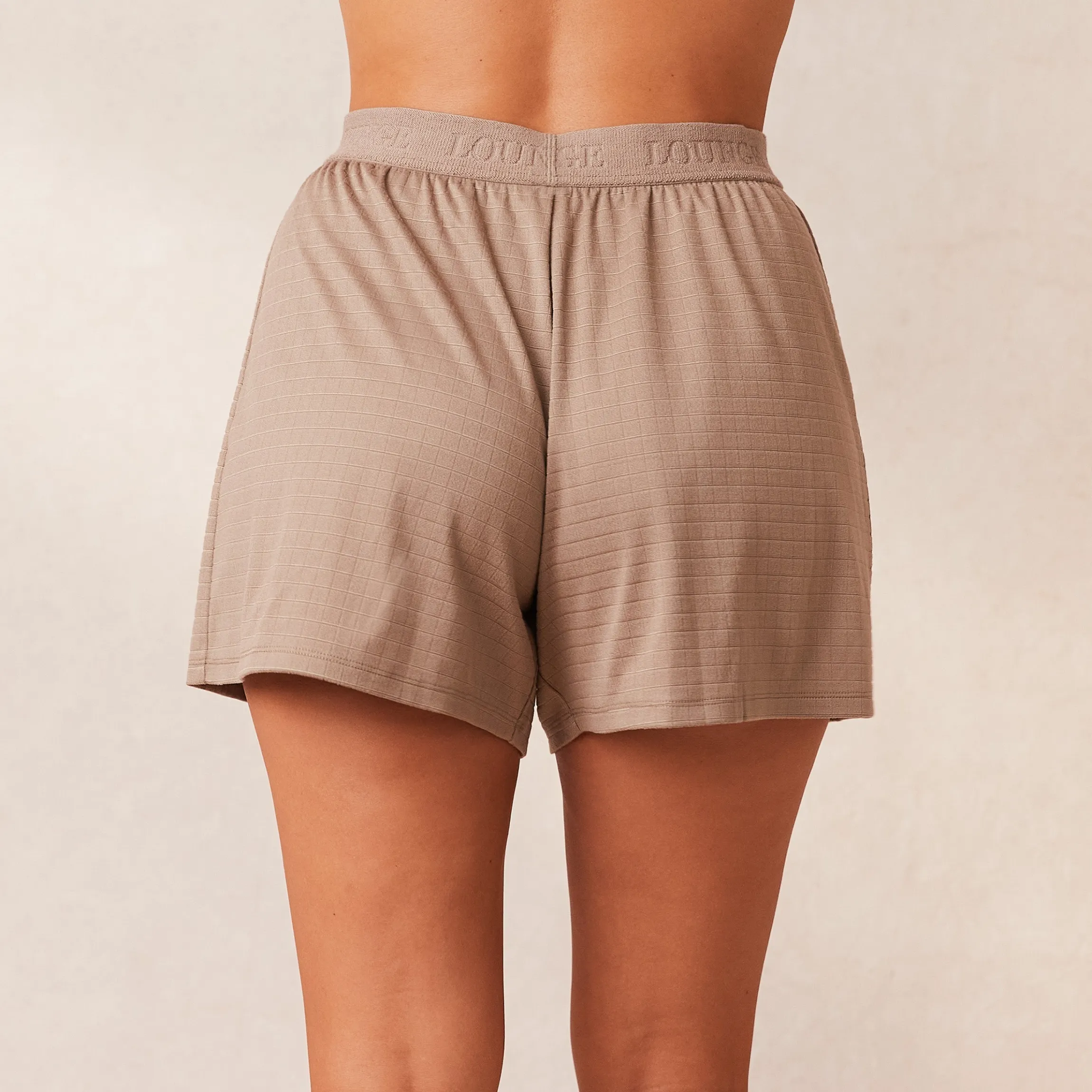 Classic Fleece Oversized Pyjamashorts - Fawn