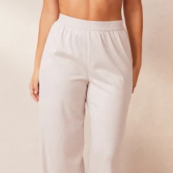Classic Fleece Oversized Pyjamabukser - Creme