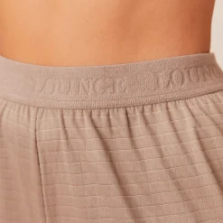 Classic Fleece Oversized Pyjamabukser - Fawn