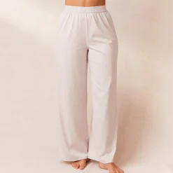 Classic Fleece Oversized Pyjamabukser - Creme