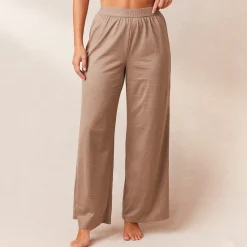 Classic Fleece Oversized Pyjamabukser - Fawn