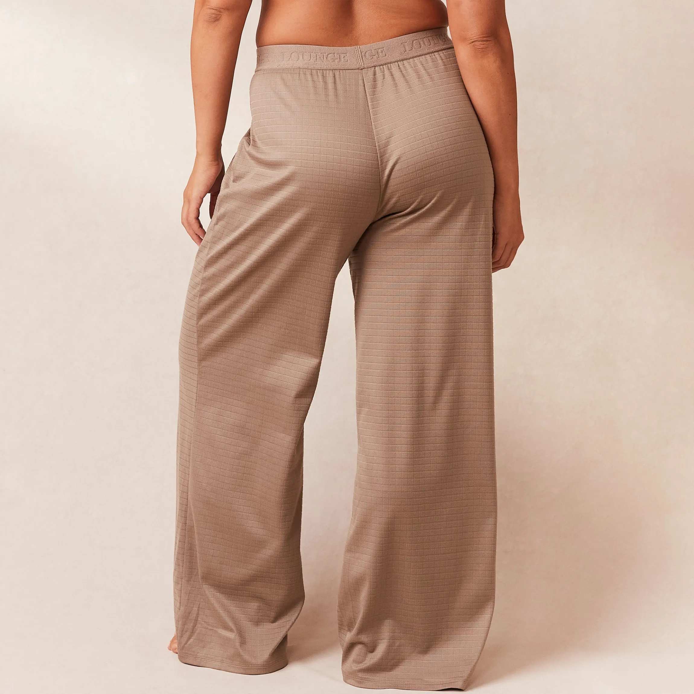 Classic Fleece Oversized Pyjamabukser - Fawn