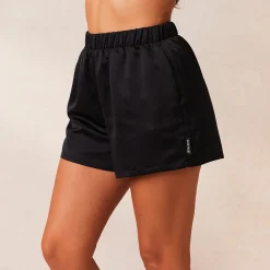 Classic Satin Pyjamashorts - Sort