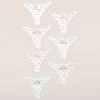 Days of the Week Thongs (7-pakke) - Blomsterprint