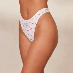 Days of the Week Thongs (7-pakke) - Blomsterprint