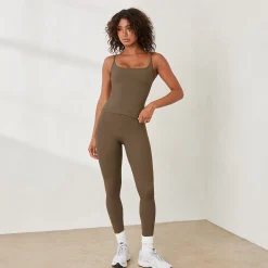 Essential Cami Top - Gråbrun