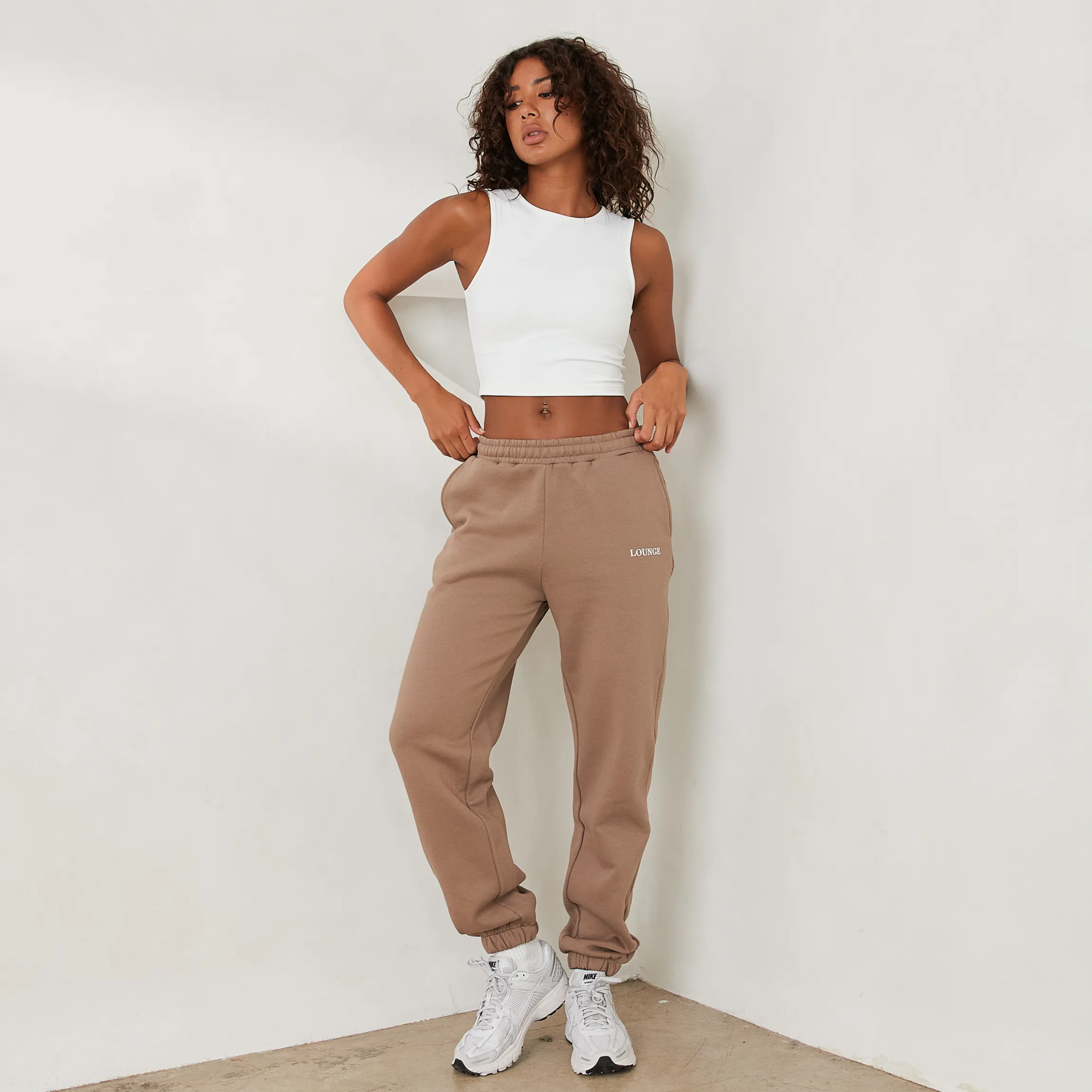 Essential Joggingbukser - Kaffe