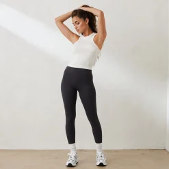 Essential Leggings - Metallic Grå
