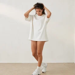 Essential Oversized T-shirt - Råhvid