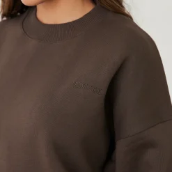 Essential Trøje med Rund Hals - Espresso