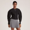 Figursyet Cardigan - Sort
