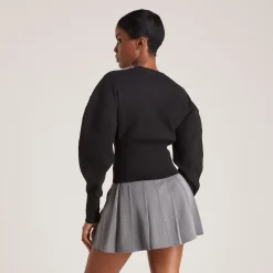 Figursyet Cardigan - Sort