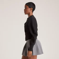 Figursyet Cardigan - Sort