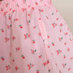 Floral Pyjamashorts - Pink Print