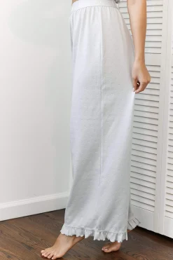 Frill Pyjamabukser - Rimfrost