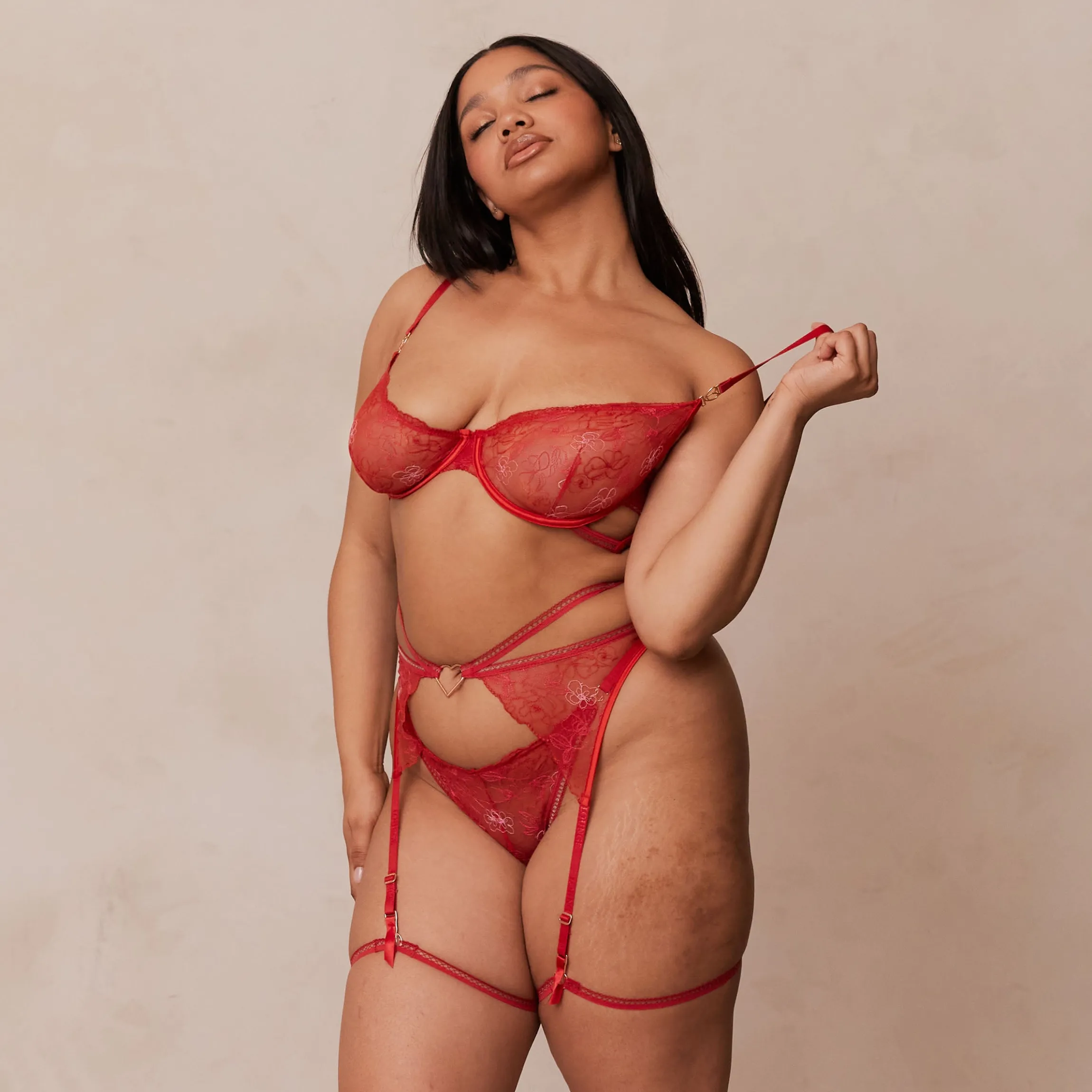 Gabriella Intimates BH (Set) - Rødbrun