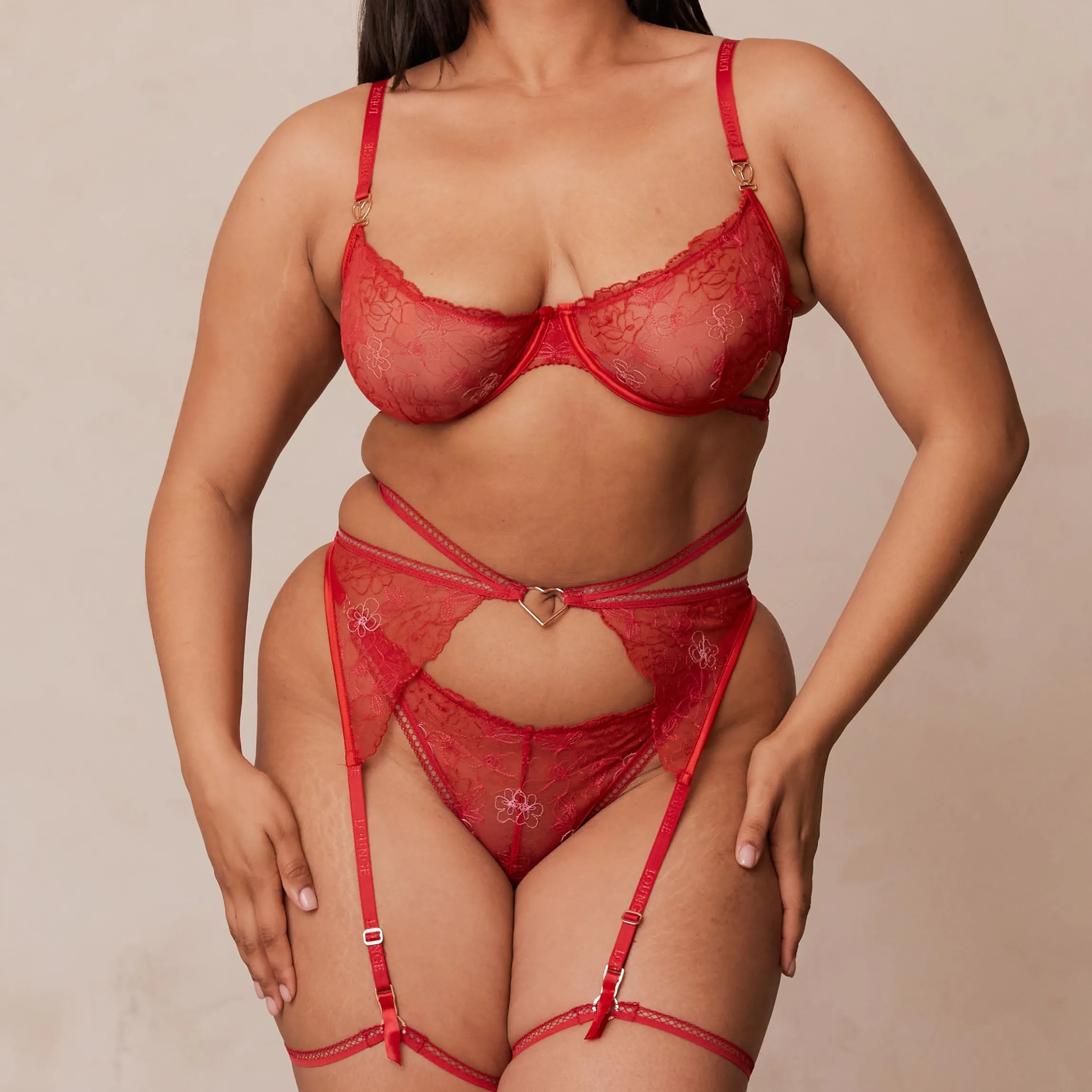 Gabriella Intimates BH (Set) - Rødbrun