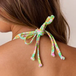 Halter Bikini Bralette - Wild Flower