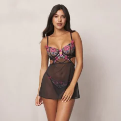 Inara Babydoll (sæt) - Sort