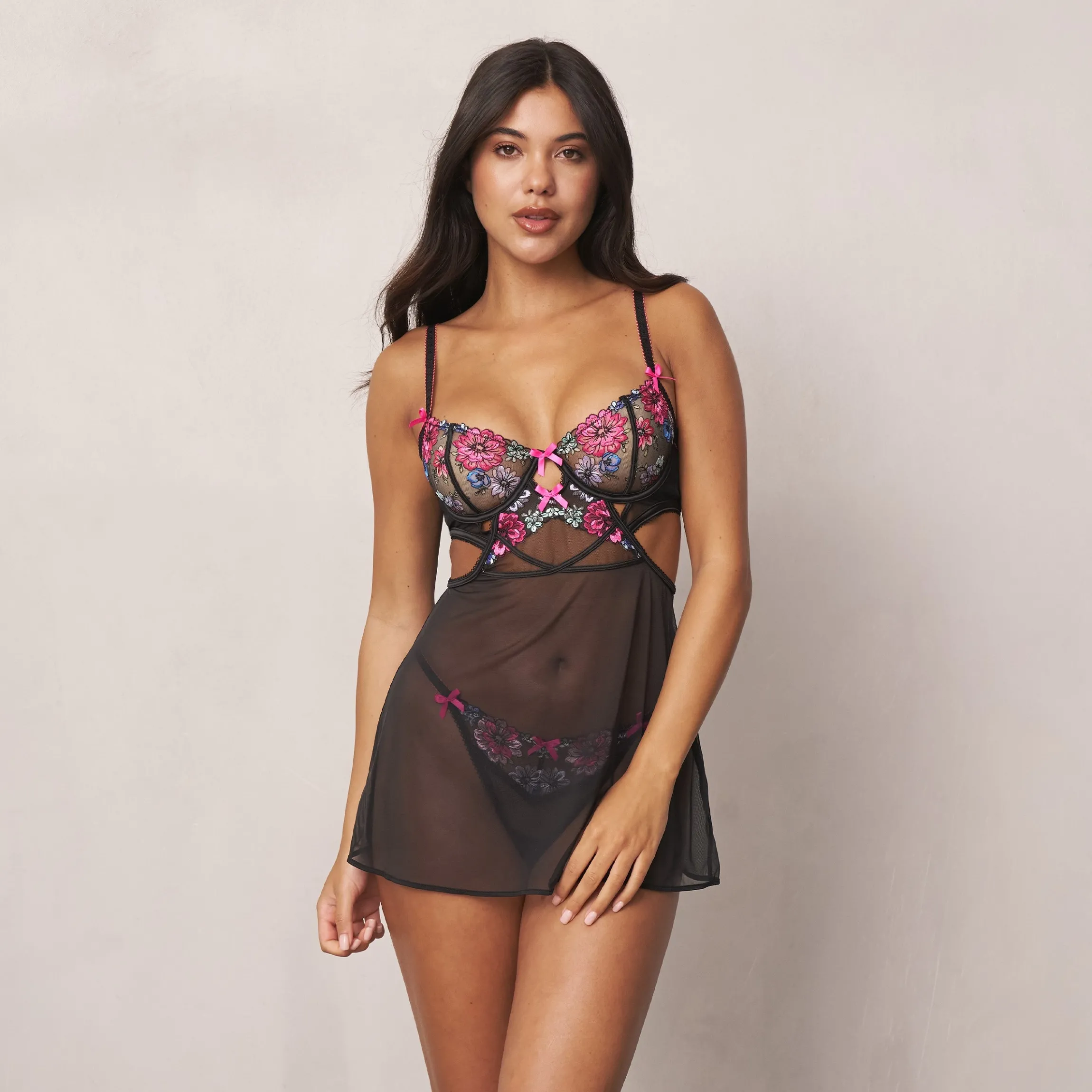 Inara Babydoll (sæt) - Sort