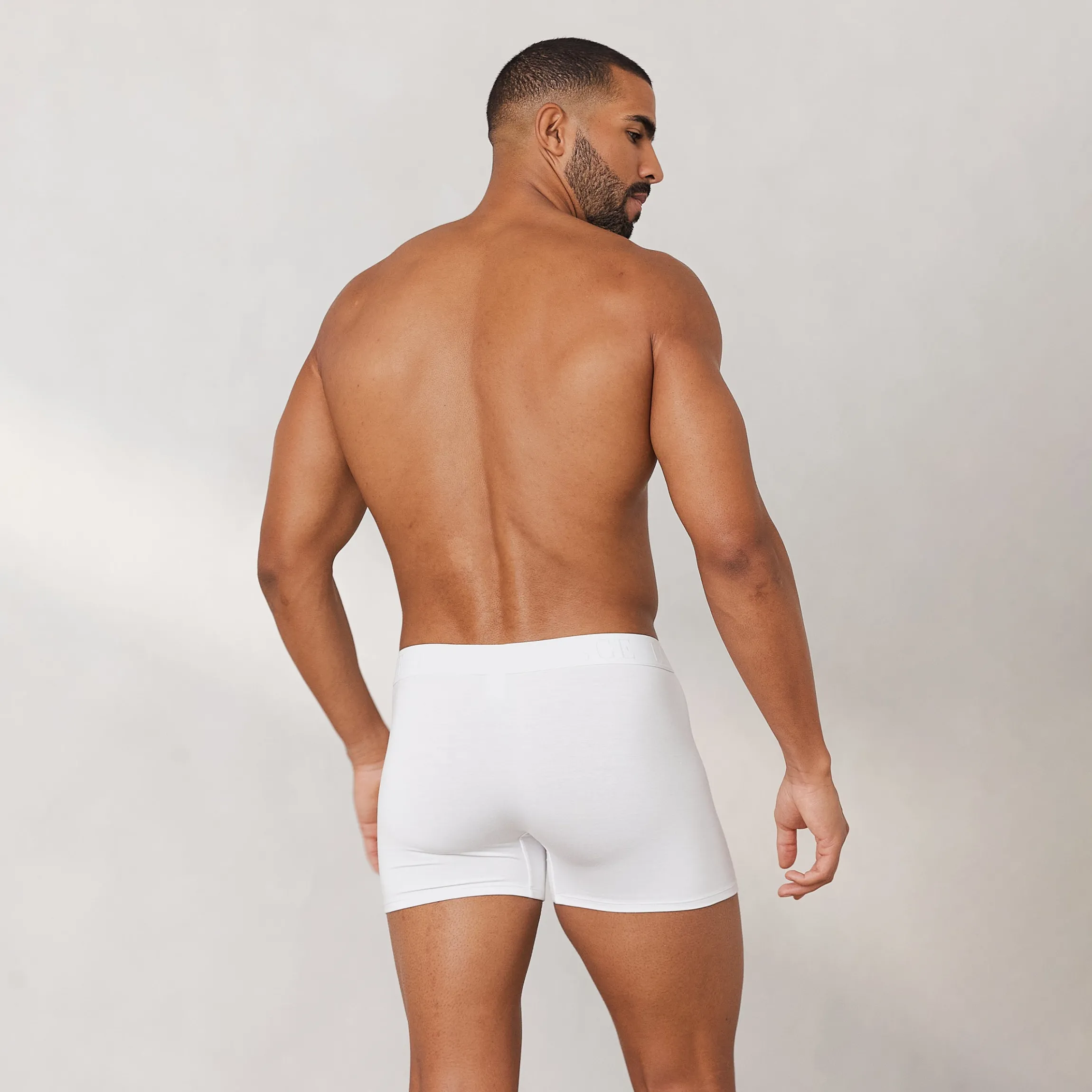 Luxe Boksershorts til Mænd (3-pak) - Hvid