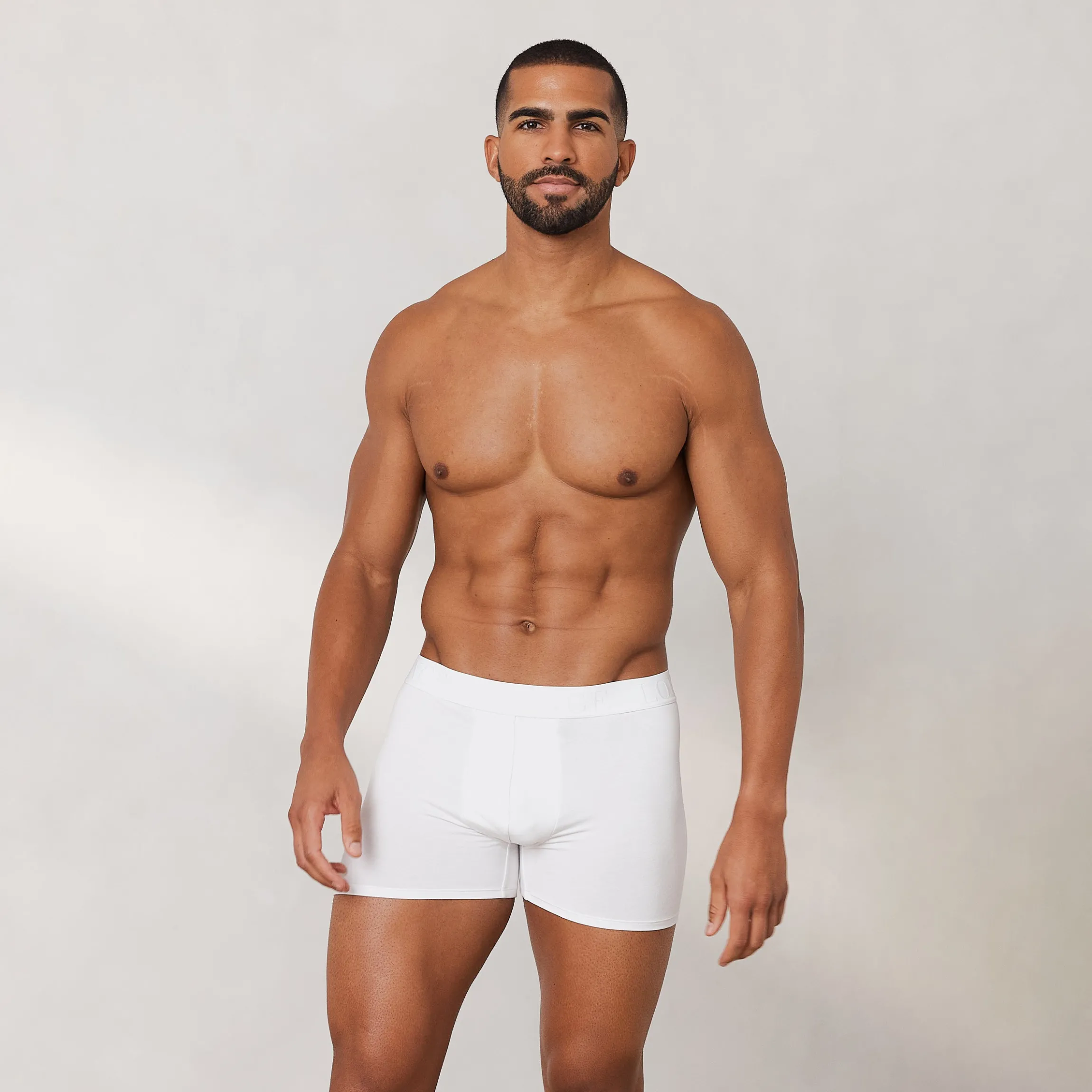Luxe Boksershorts til Mænd (3-pak) - Hvid