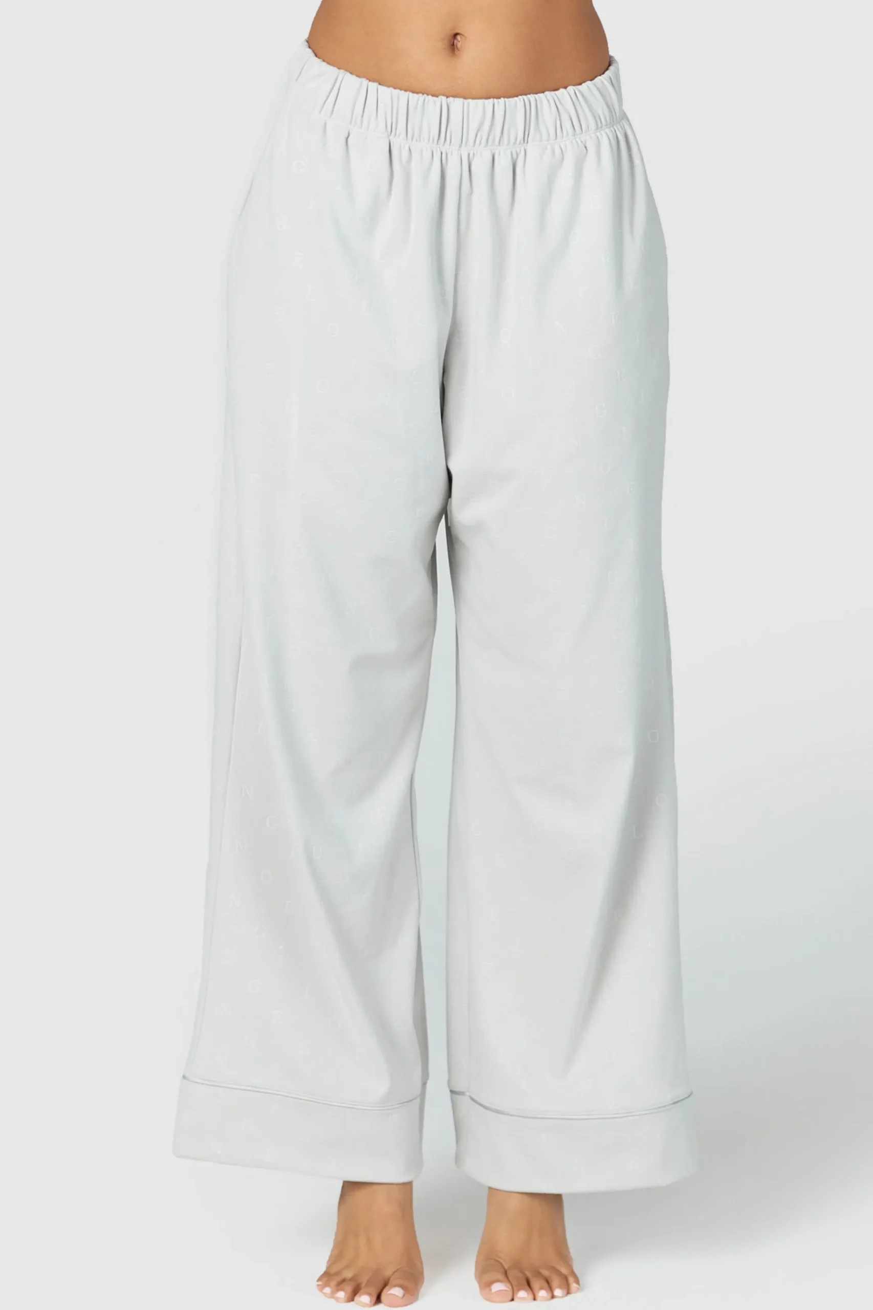 Luxury Embossed Pyjamabukser - Rimfrost