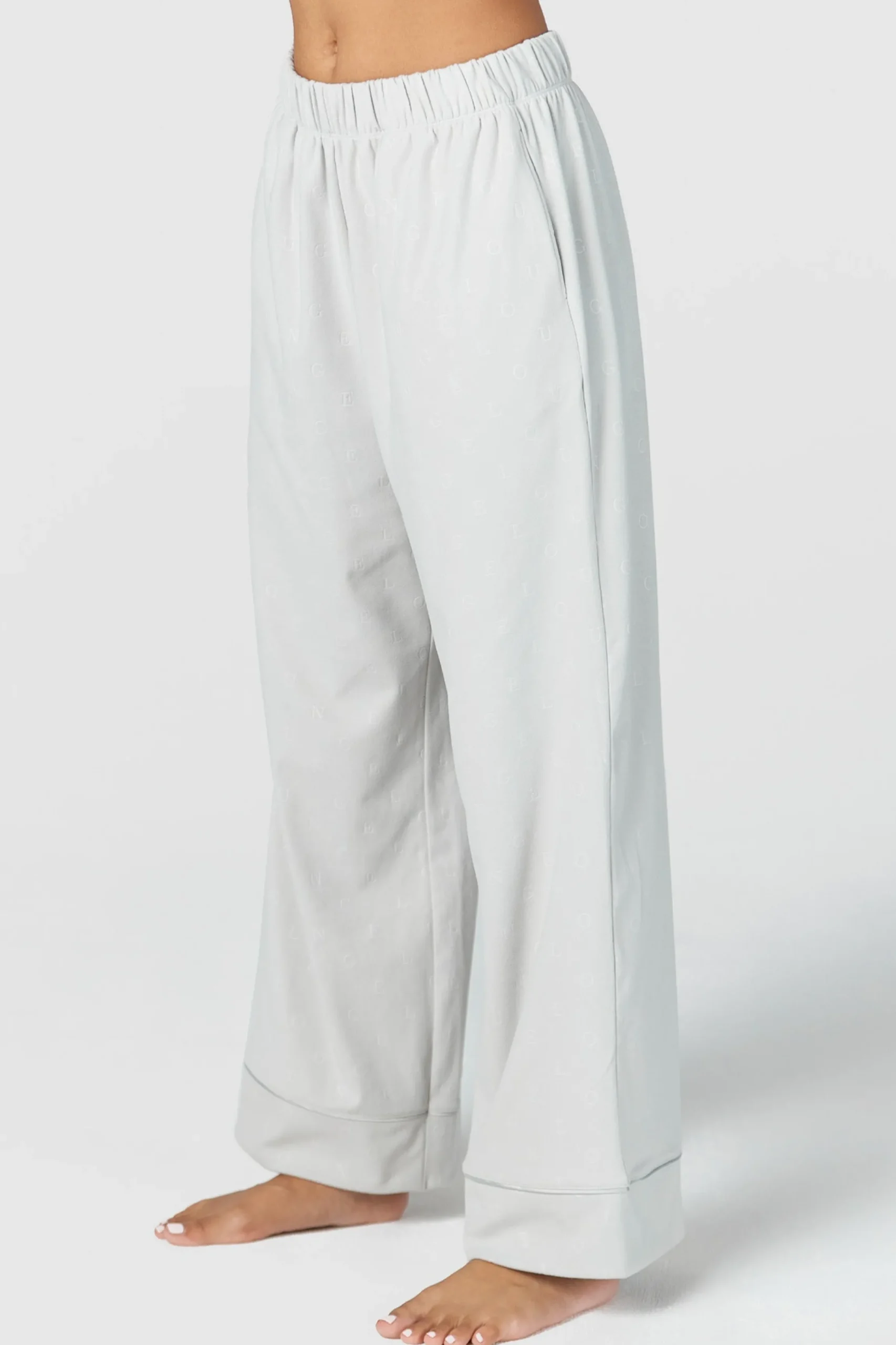 Luxury Embossed Pyjamabukser - Rimfrost