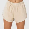 Luxury Embossed Pyjamashorts - Mink