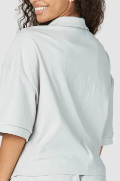 Luxury Embossed Pyjamatop - Rimfrost
