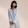 Modal Pyjama Skjorte - Blå