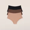 Nude Boyshort (3-pakke) - Multi