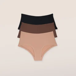Nude Boyshort (3-pakke) - Multi