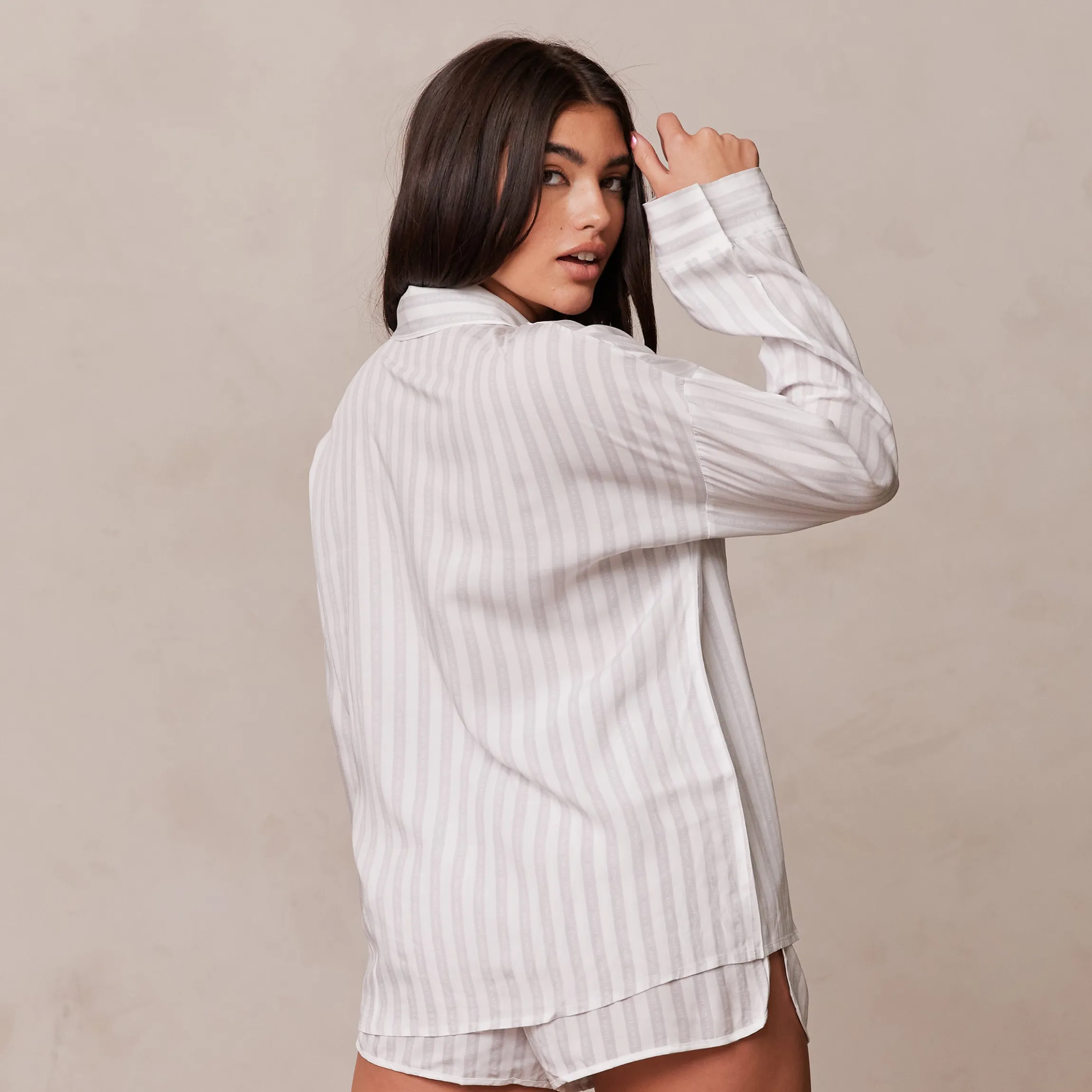 Pinstripe Pyjama Shirt - Rimfrost