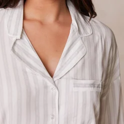 Pinstripe Pyjama Shirt - Rimfrost