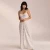 Pointelle Pyjamabukser - Hvid Floral