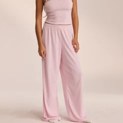 Pointelle Pyjamabukser - Pink