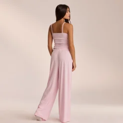 Pointelle Pyjamabukser - Pink