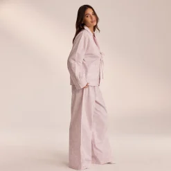 Pyjamabukser i Bomuld - Lilla