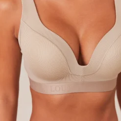 Ribbed Mindful BH - Mink