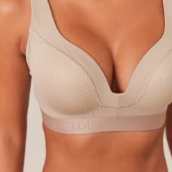 Ribbed Mindful BH - Mink